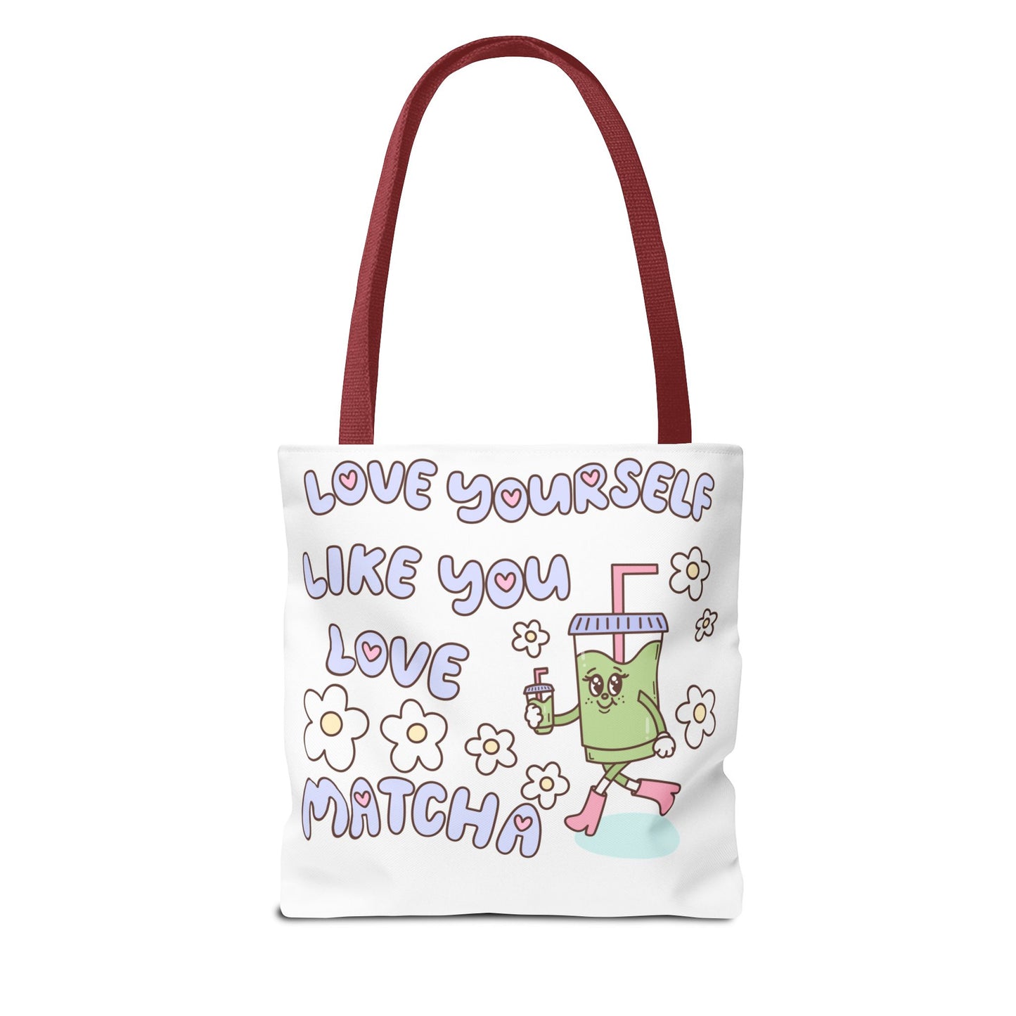 Matcha Tote Bag - Love Yourself Design
