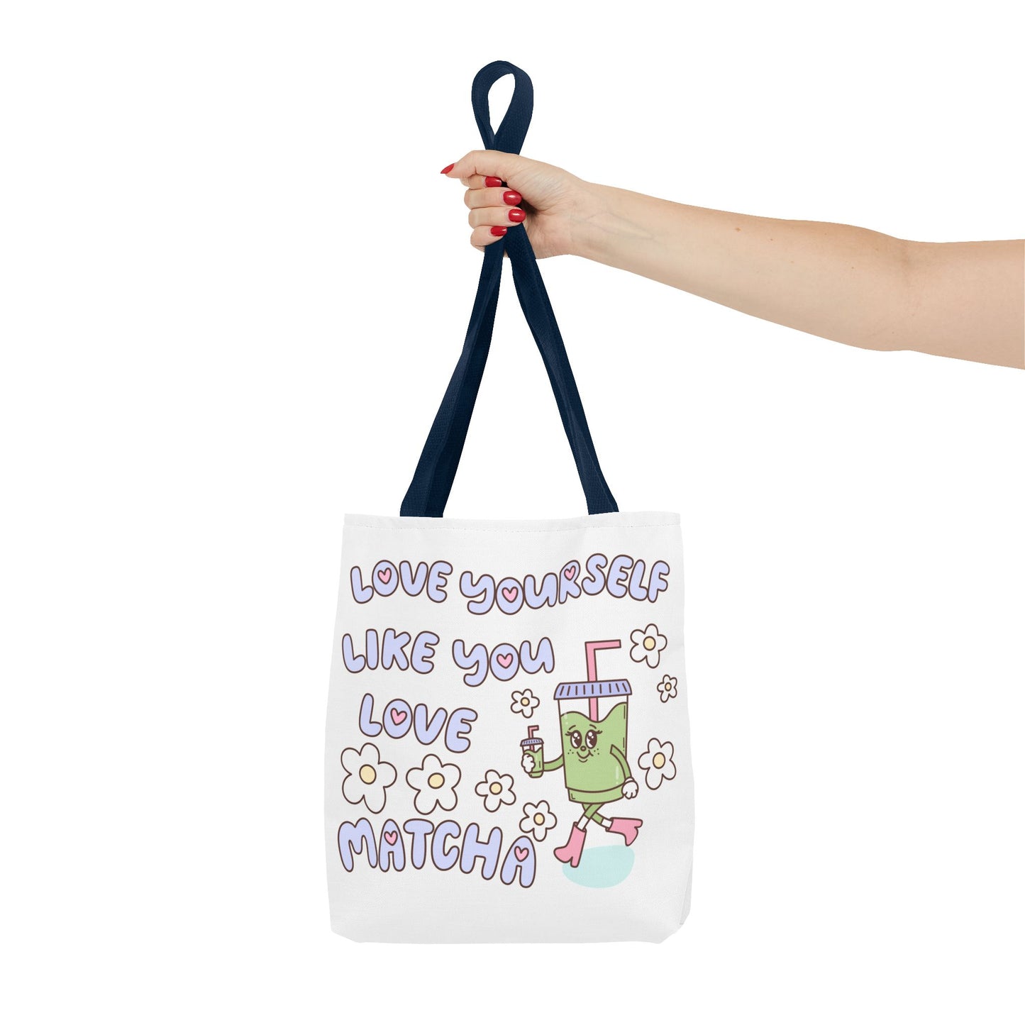 Matcha Tote Bag - Love Yourself Design