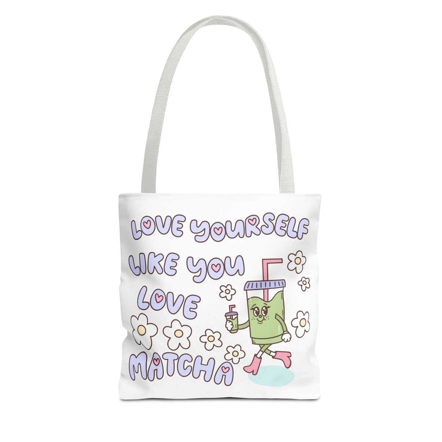 Matcha Tote Bag - Love Yourself Design