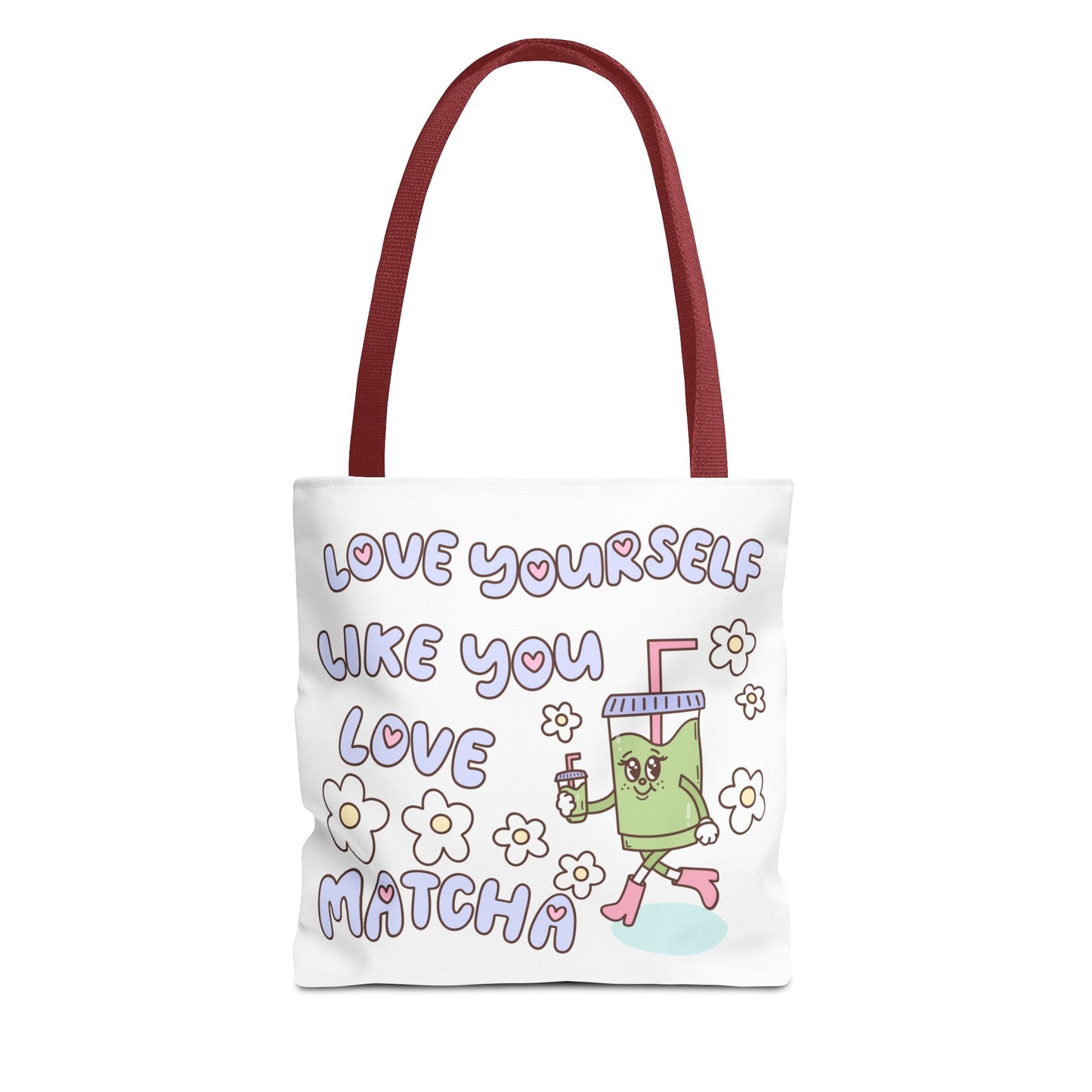 Matcha Tote Bag - Love Yourself Design