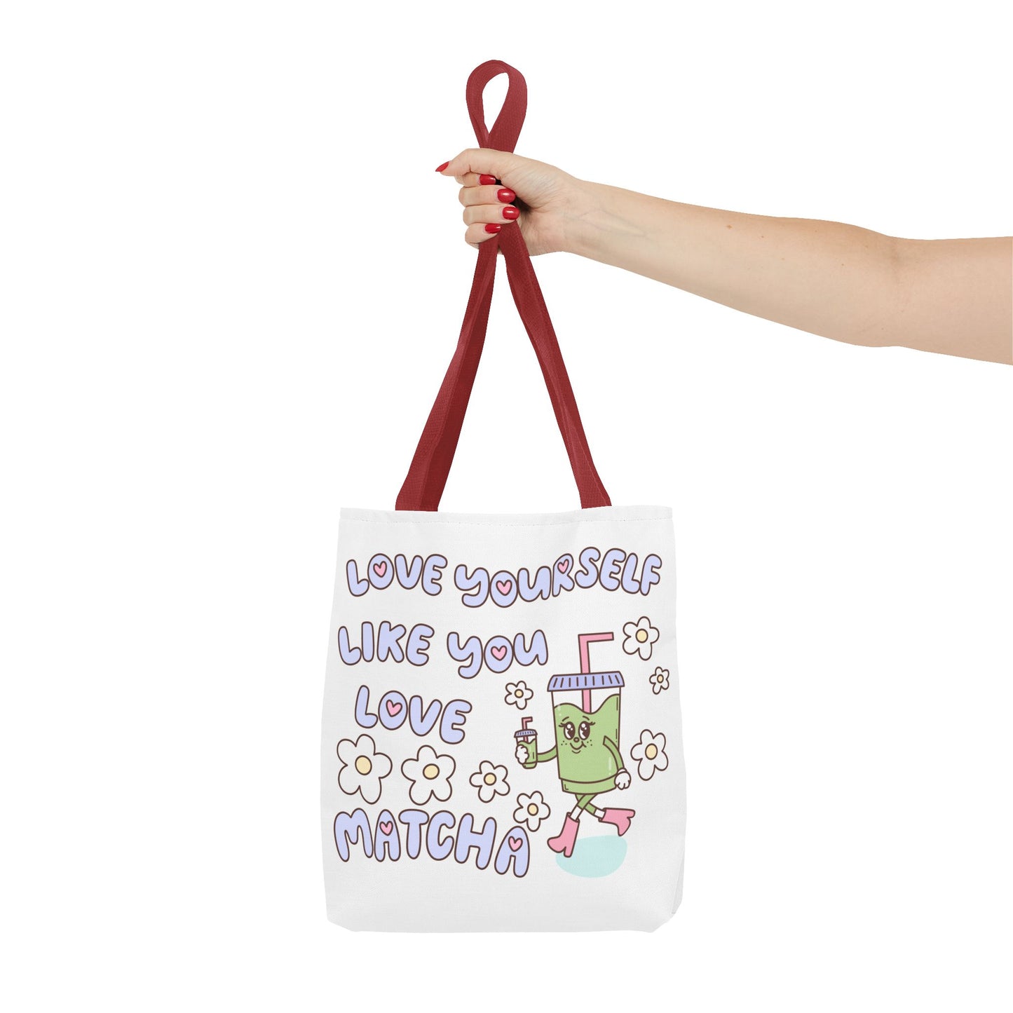 Matcha Tote Bag - Love Yourself Design