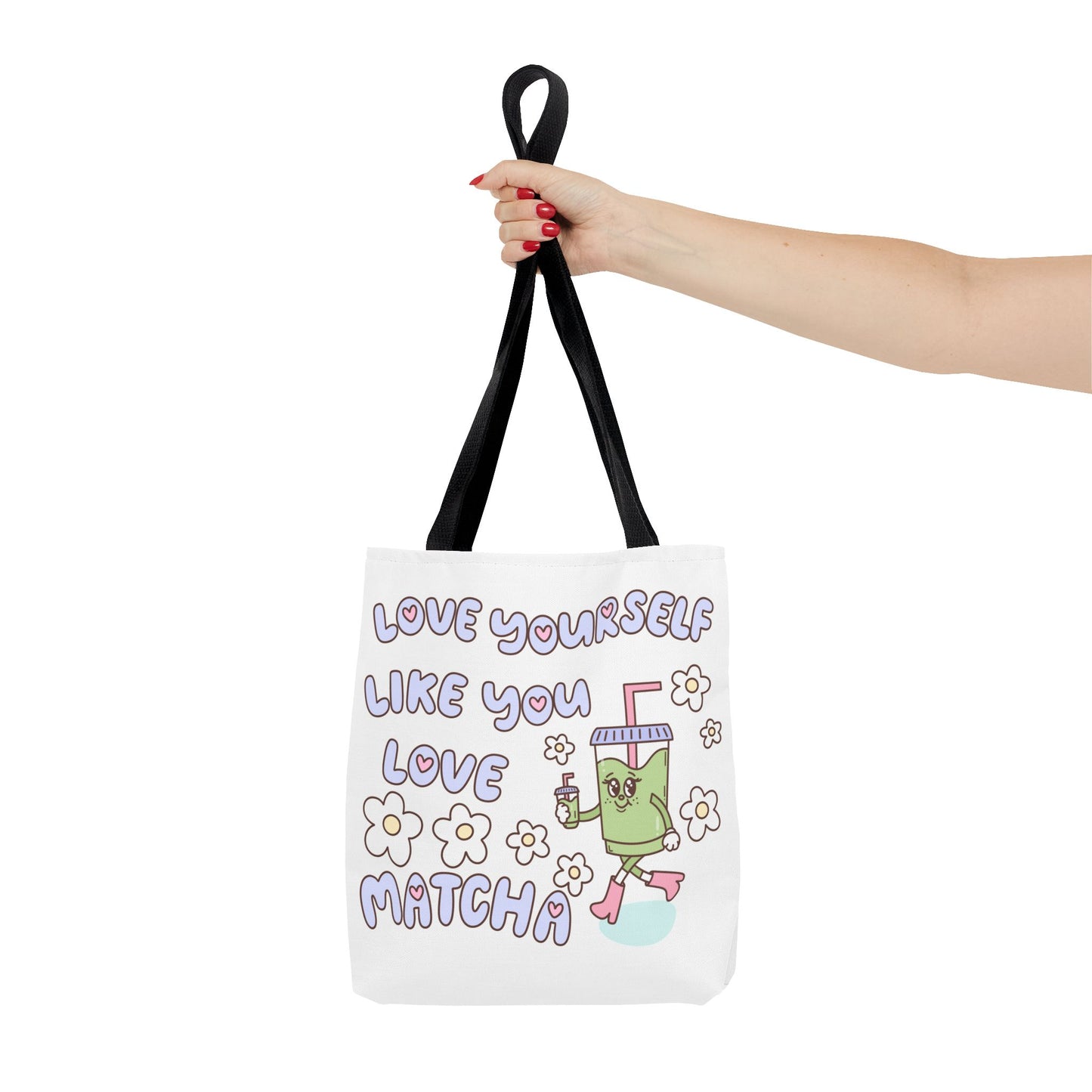 Matcha Tote Bag - Love Yourself Design