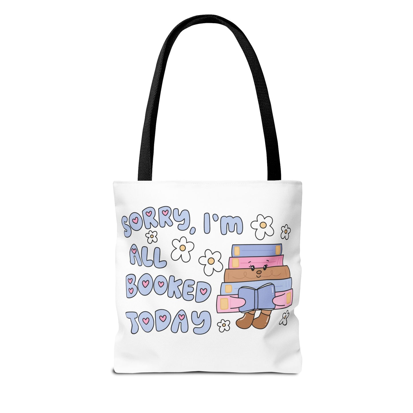 Bookish Tote Bag - Sorry All Booked Design