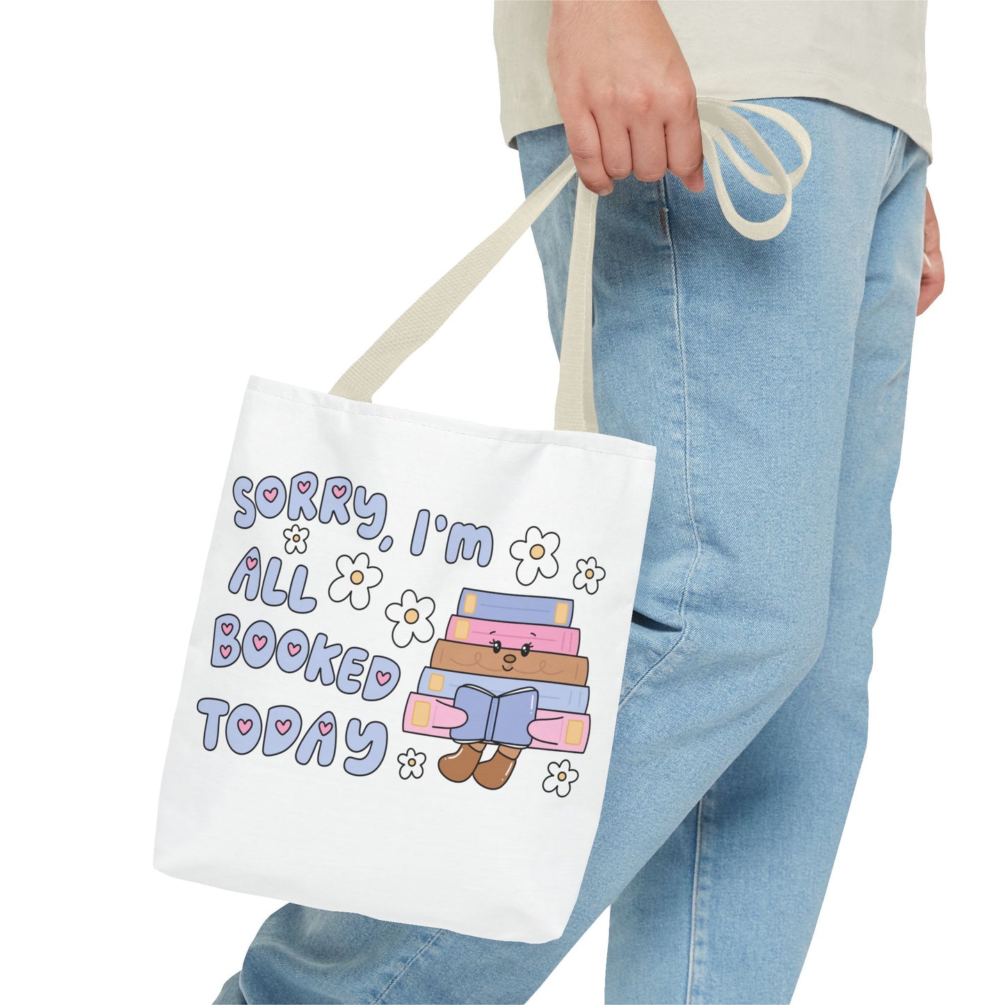 Bookish Tote Bag - Sorry All Booked Design