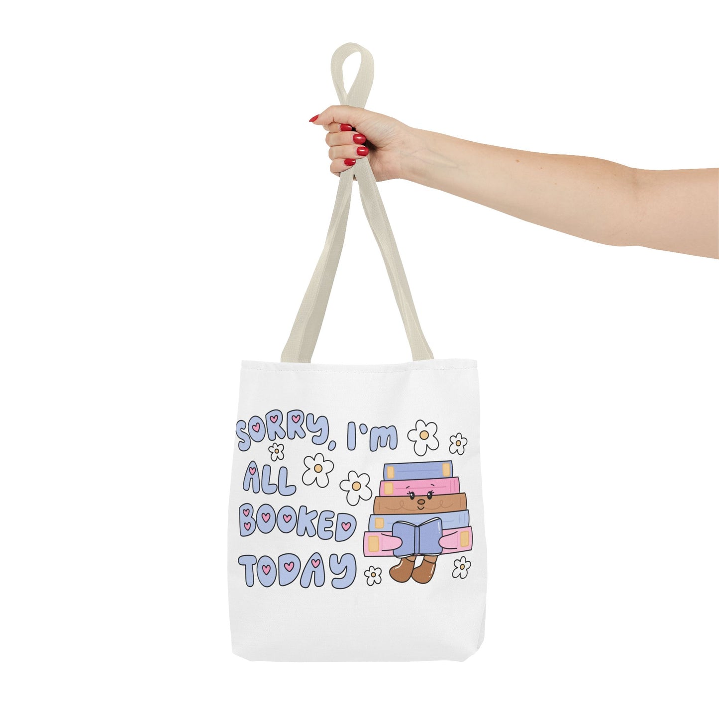 Bookish Tote Bag - Sorry All Booked Design