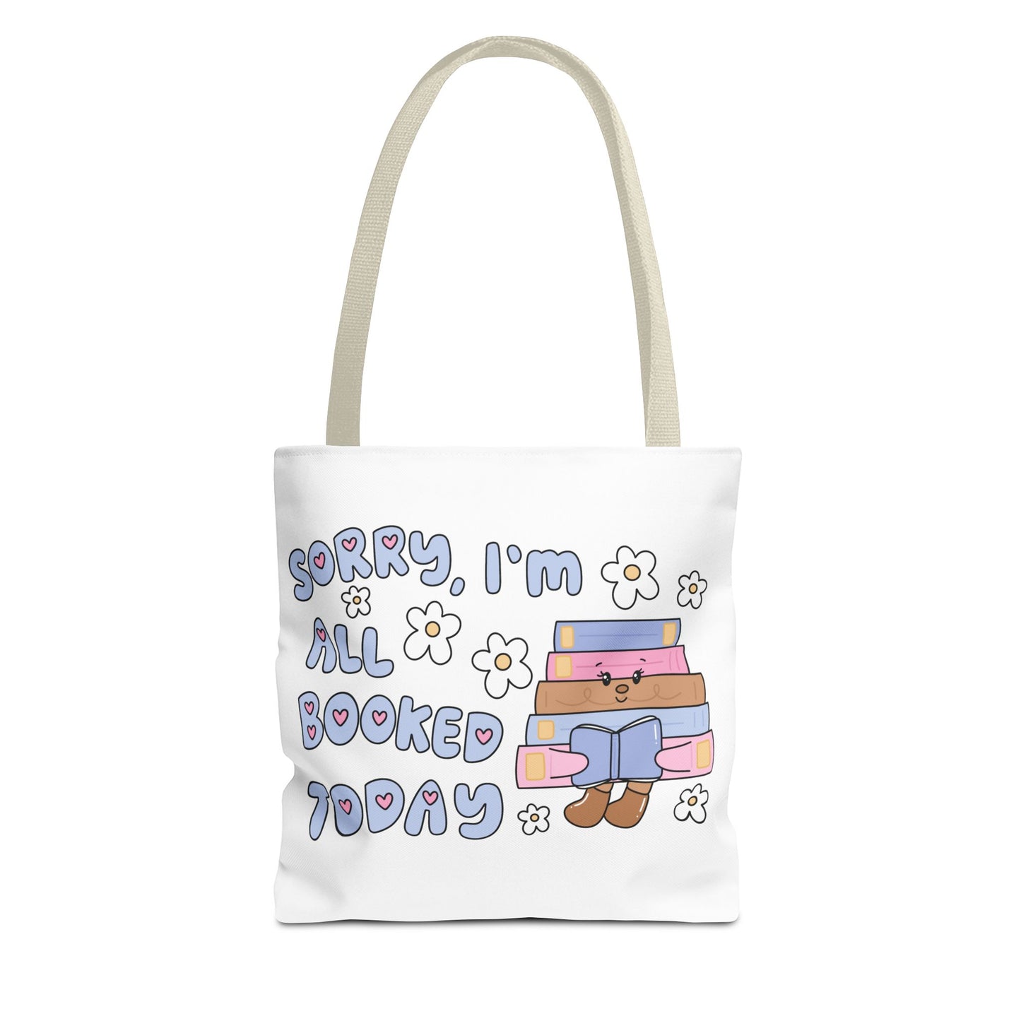 Bookish Tote Bag - Sorry All Booked Design