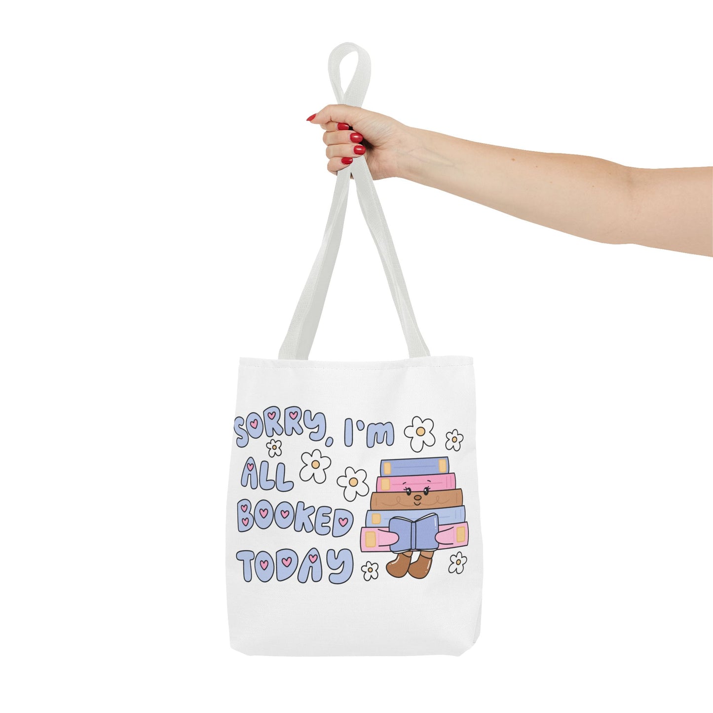 Bookish Tote Bag - Sorry All Booked Design