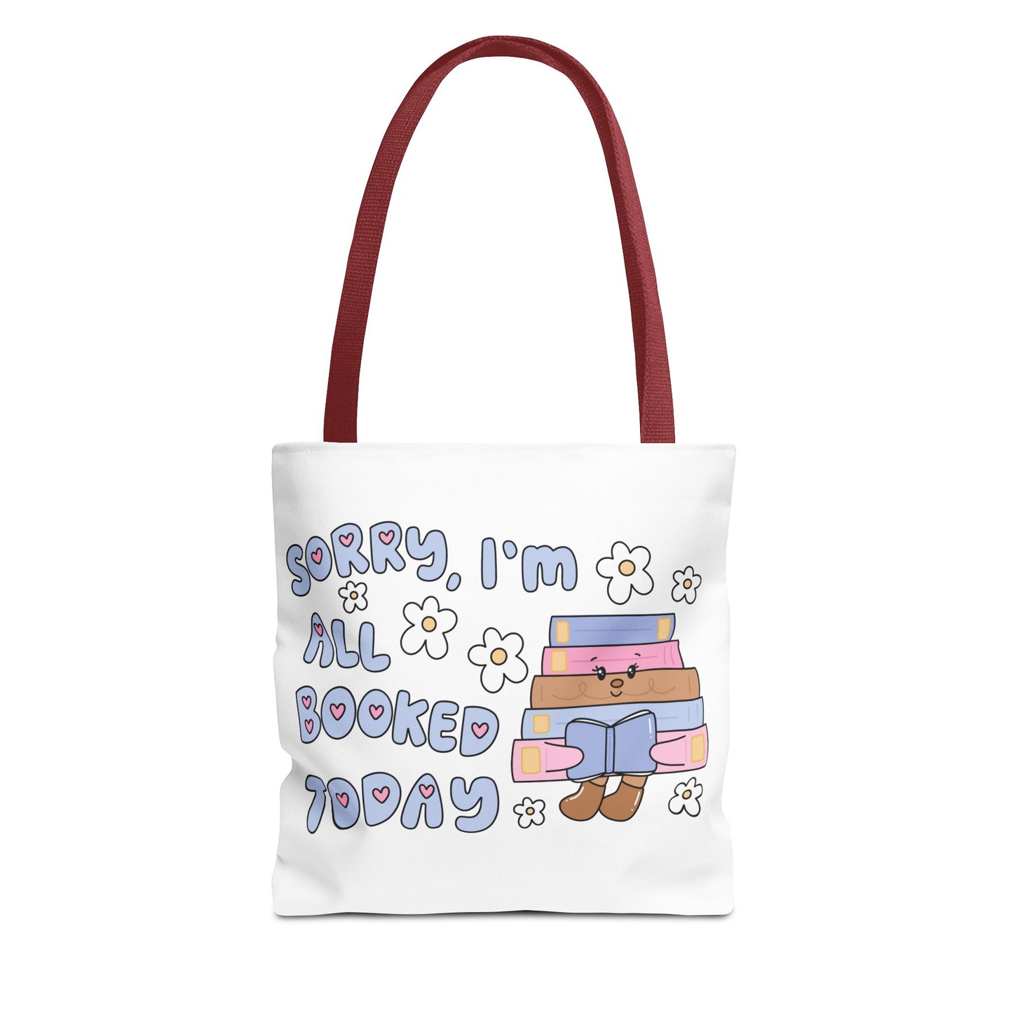 Bookish Tote Bag - Sorry All Booked Design
