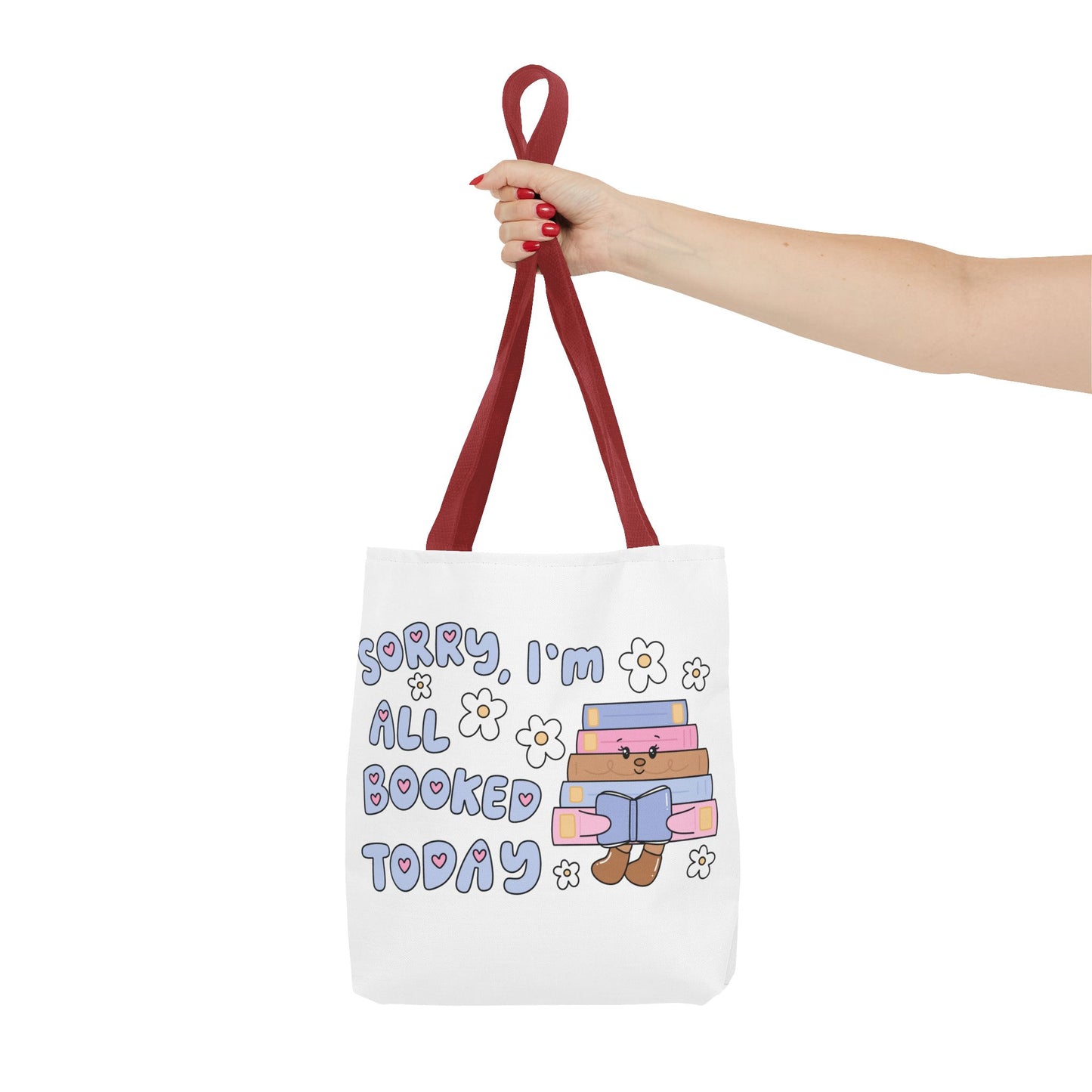 Bookish Tote Bag - Sorry All Booked Design