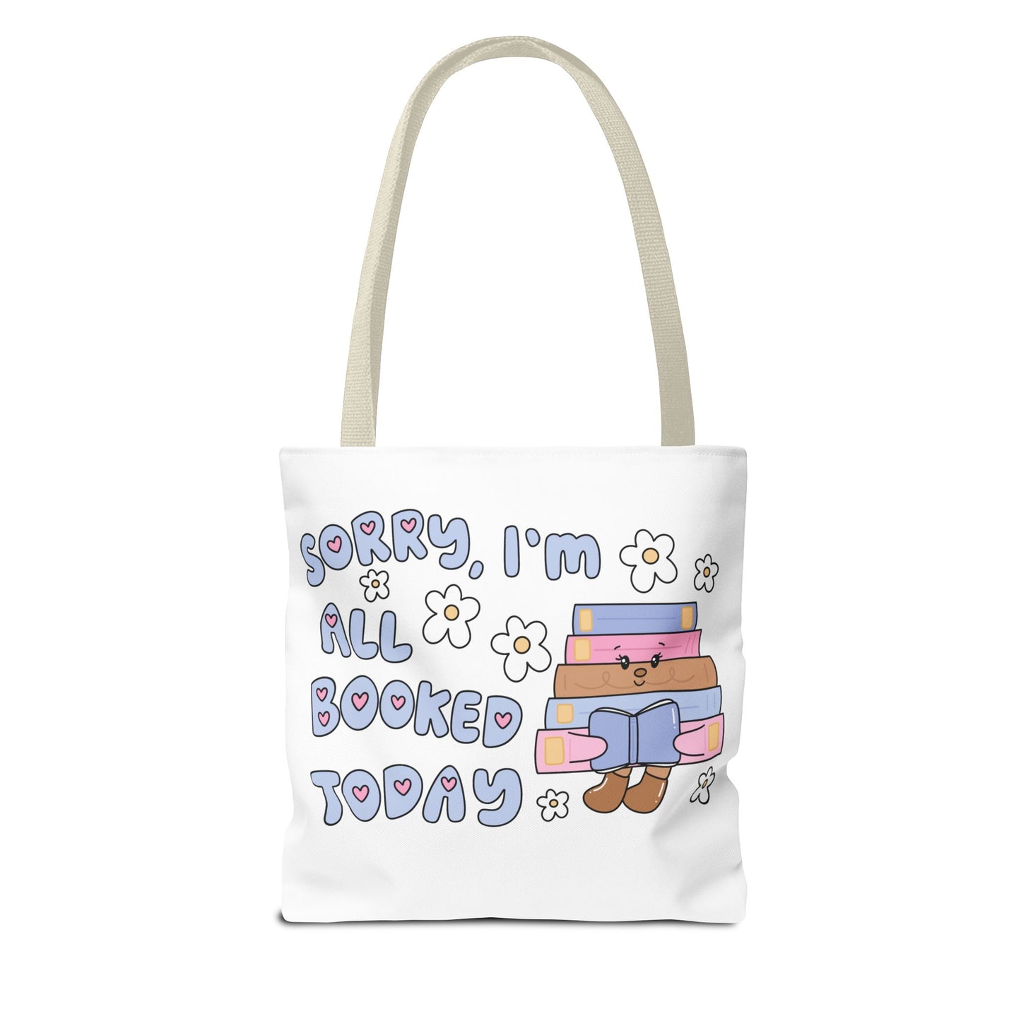 Bookish Tote Bag - Sorry All Booked Design