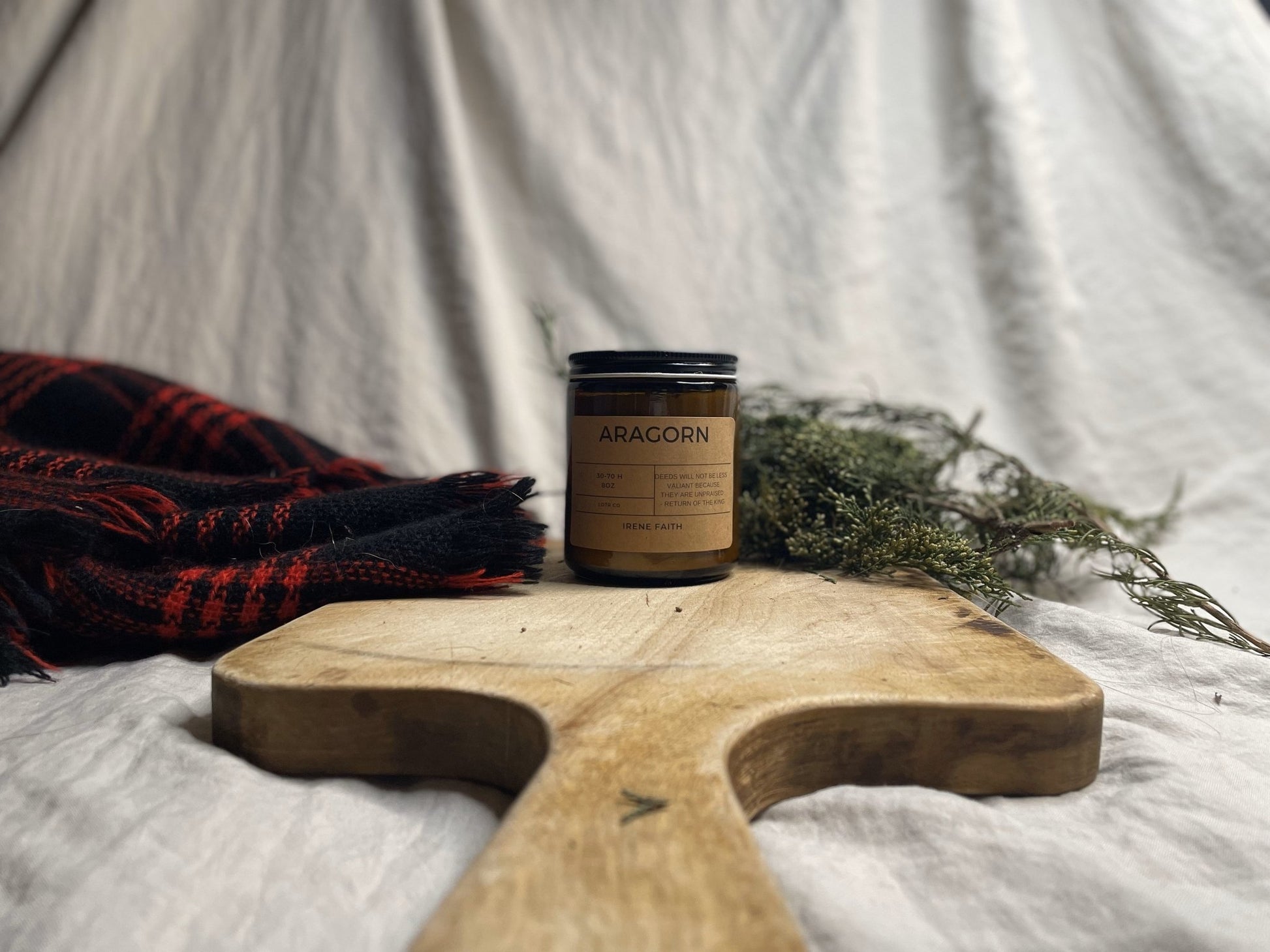 Aragorn - Irene Faith Store products/david - goliath products/the - garden /products/monthly - glow - candle - subscription lean - burning coconut wax candle giftforher woodenwick cottonw