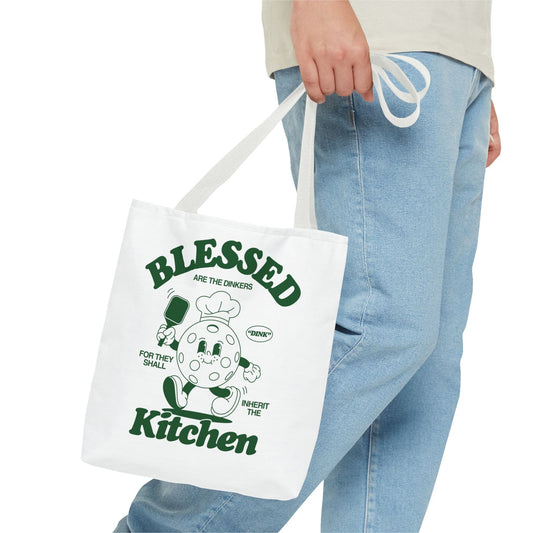 Blessed Are the DINKs — For They Shall Inherit the Kitchen Tote - Irene Faith Store products/david - goliath products/the - garden /products/monthly - glow - candle - subscription lean - burning coconut wax candle giftforher woodenwick cottonw