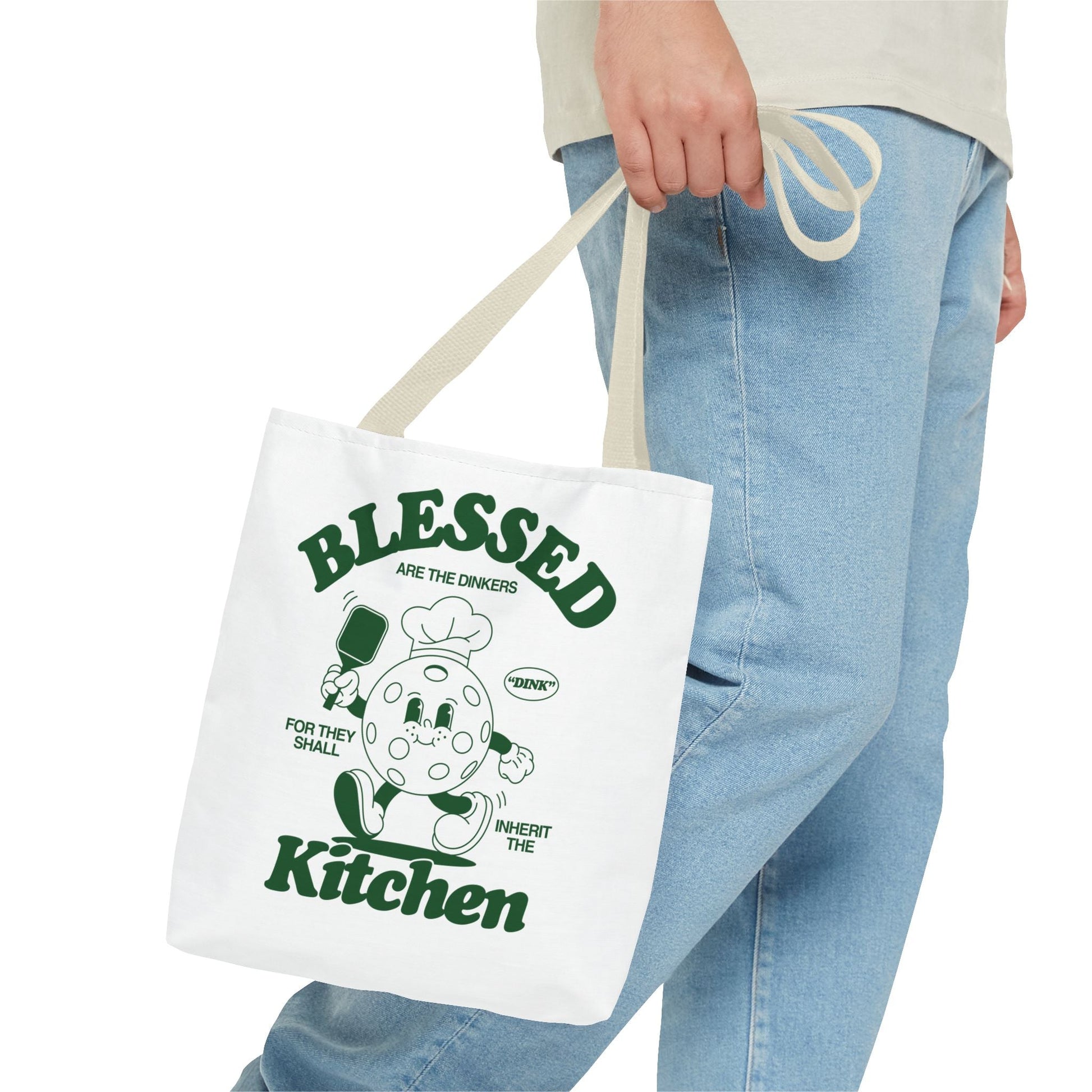 Blessed Are the DINKs — For They Shall Inherit the Kitchen Tote - Irene Faith Store products/david - goliath products/the - garden /products/monthly - glow - candle - subscription lean - burning coconut wax candle giftforher woodenwick cottonw
