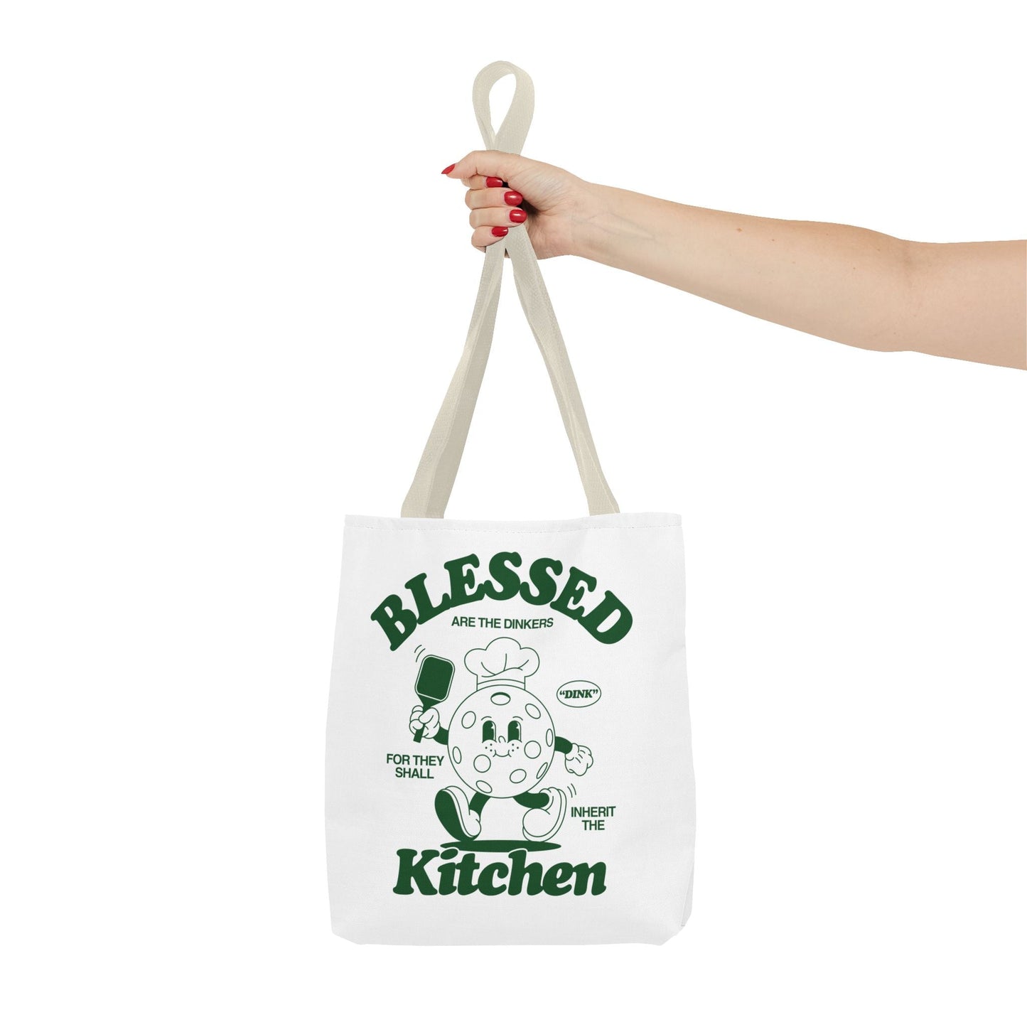 Blessed Are the DINKs — For They Shall Inherit the Kitchen Tote - Irene Faith Store products/david - goliath products/the - garden /products/monthly - glow - candle - subscription lean - burning coconut wax candle giftforher woodenwick cottonw