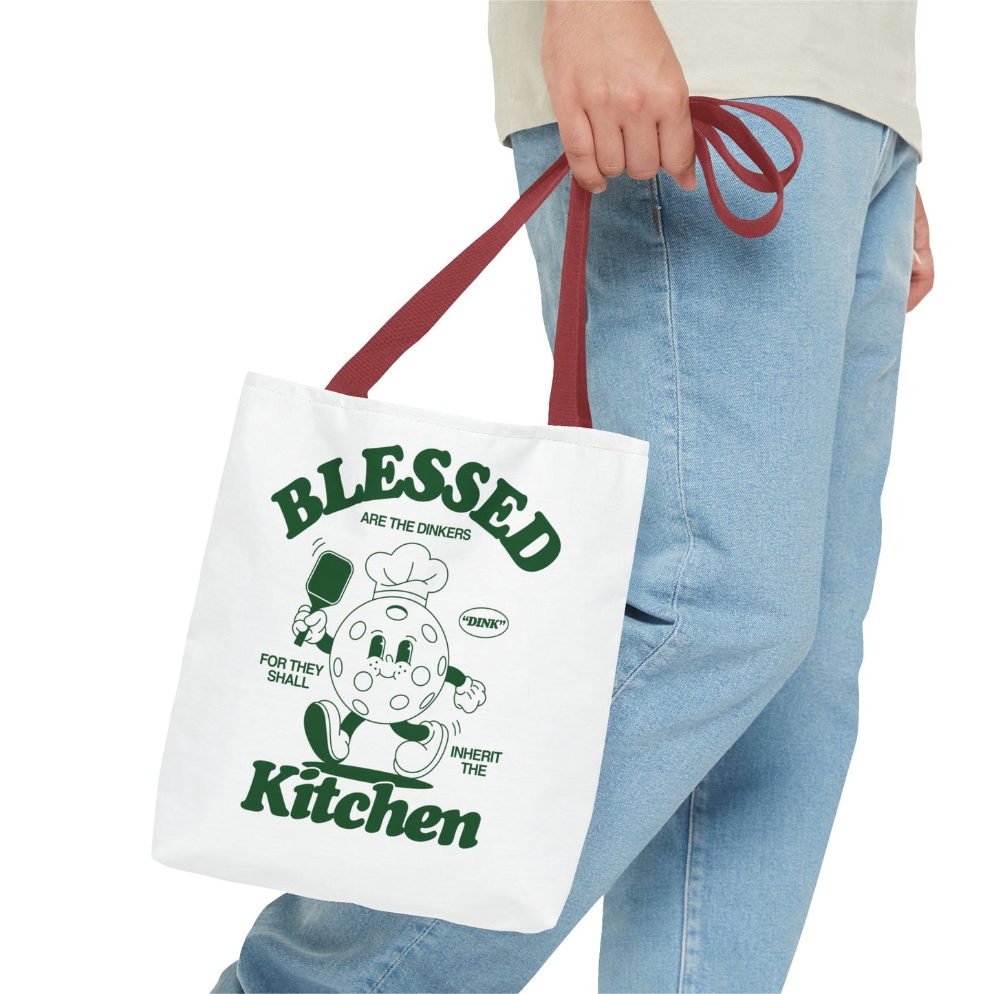 Blessed Are the DINKs — For They Shall Inherit the Kitchen Tote - Irene Faith Store products/david - goliath products/the - garden /products/monthly - glow - candle - subscription lean - burning coconut wax candle giftforher woodenwick cottonw
