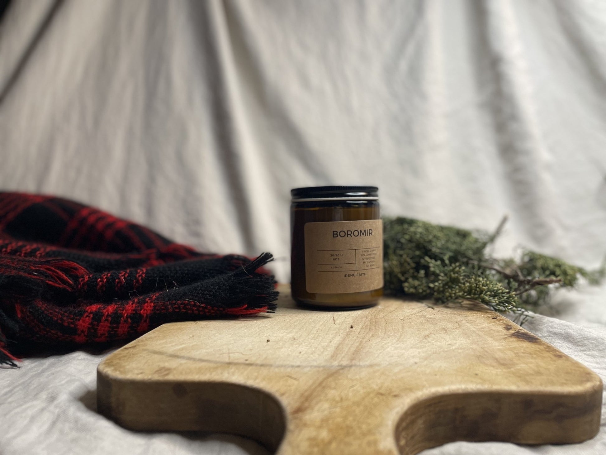 Boromir Candle - Irene Faith Store products/david - goliath products/the - garden /products/monthly - glow - candle - subscription lean - burning coconut wax candle giftforher woodenwick cottonw