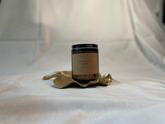 Morning Vows - Irene Faith Store products/david - goliath products/the - garden /products/monthly - glow - candle - subscription lean - burning coconut wax candle giftforher woodenwick cottonw