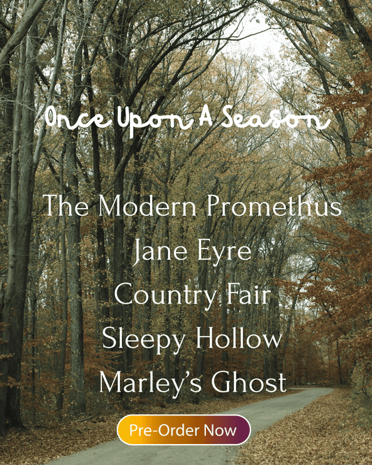 Once Upon A Season: Seasonal Drop - Irene Faith Store products/david-goliath products/the-garden /products/monthly-glow-candle-subscription lean-burning coconut wax candle giftforher woodenwick cottonw