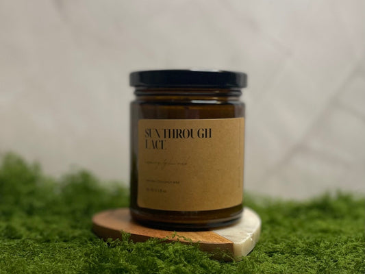 Sun through Lace - Irene Faith Store products/david - goliath products/the - garden /products/monthly - glow - candle - subscription lean - burning coconut wax candle giftforher woodenwick cottonw